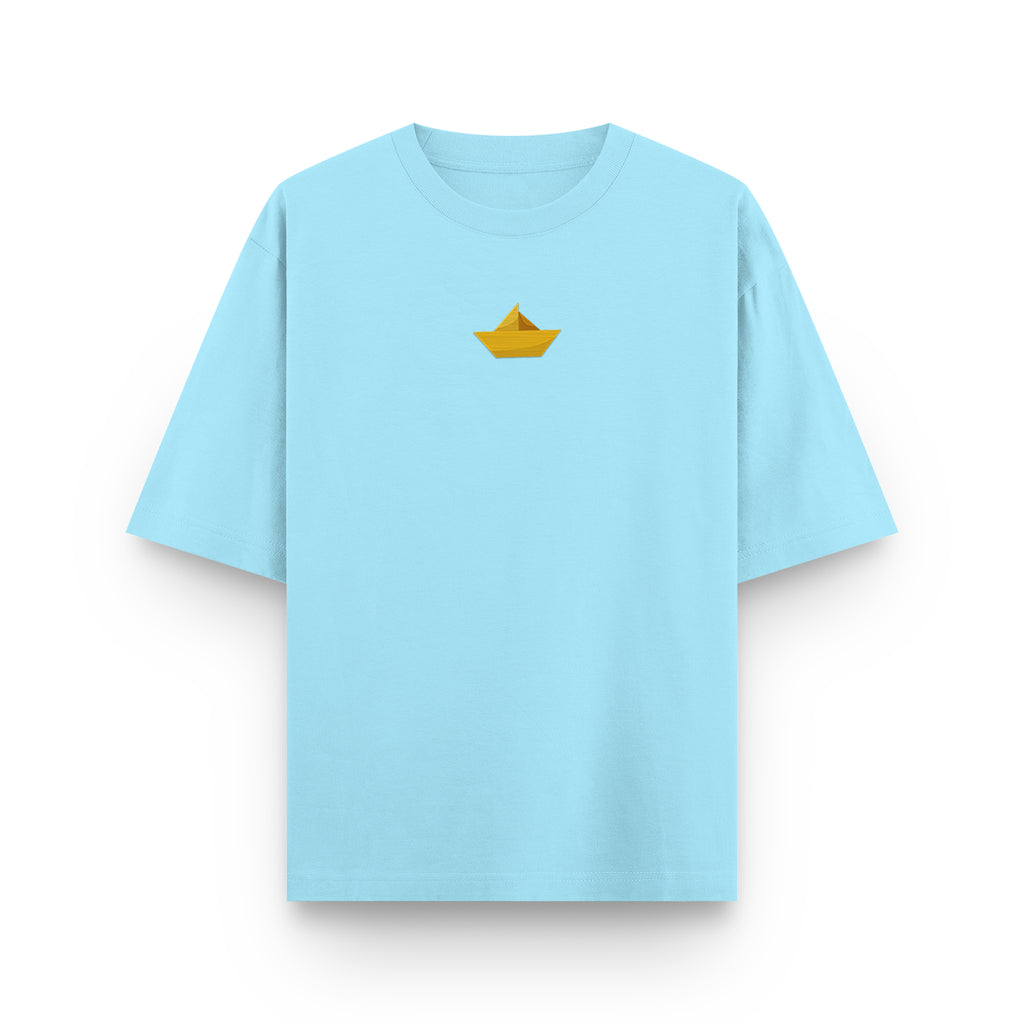 Paper boat Oversized Tee