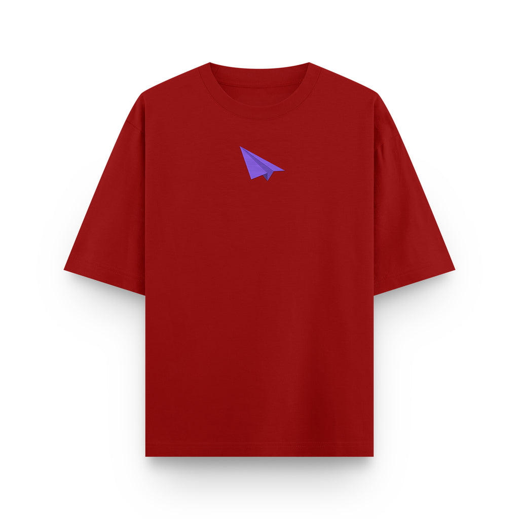 Paper plane Oversized Tee