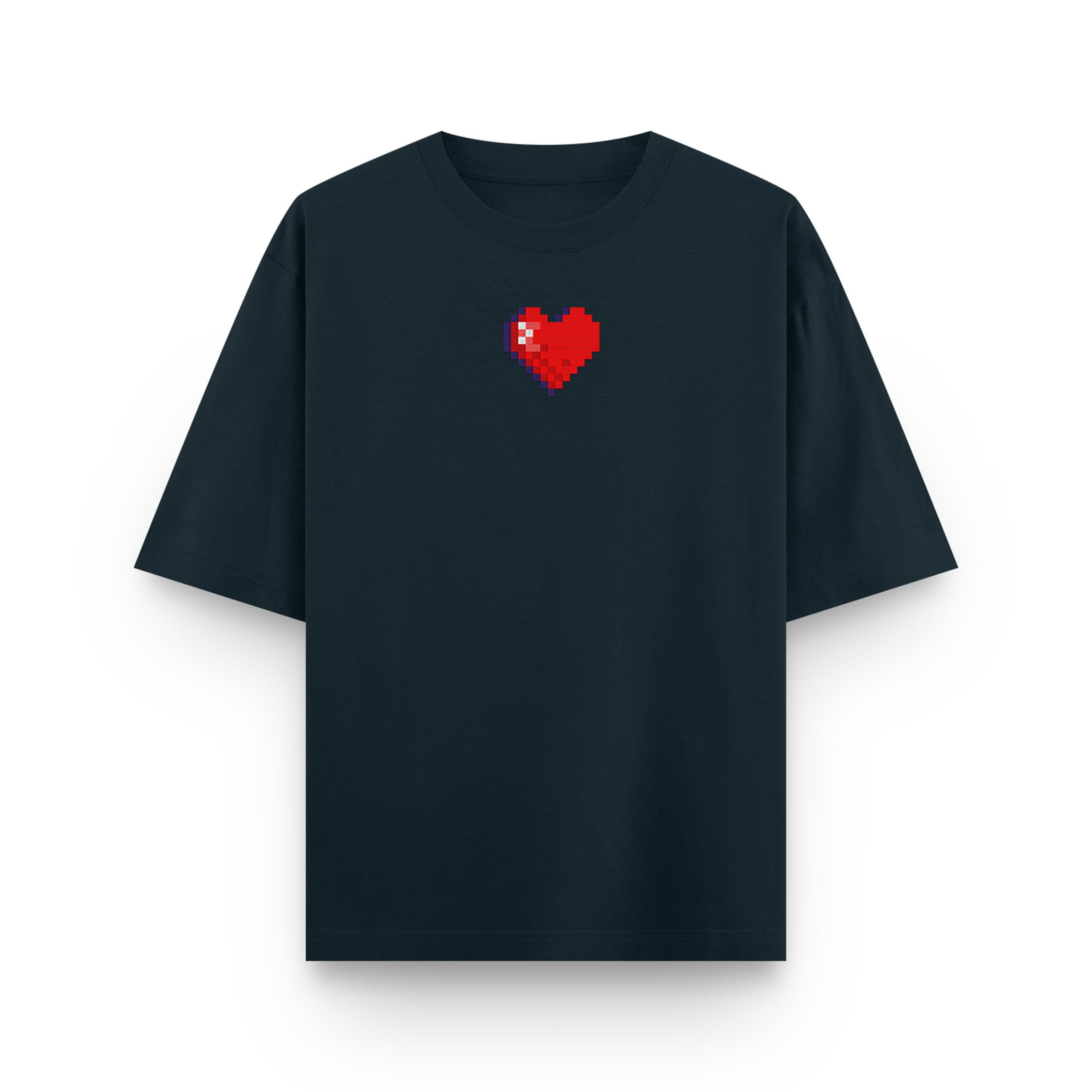 Pixel heart Oversized Tee
