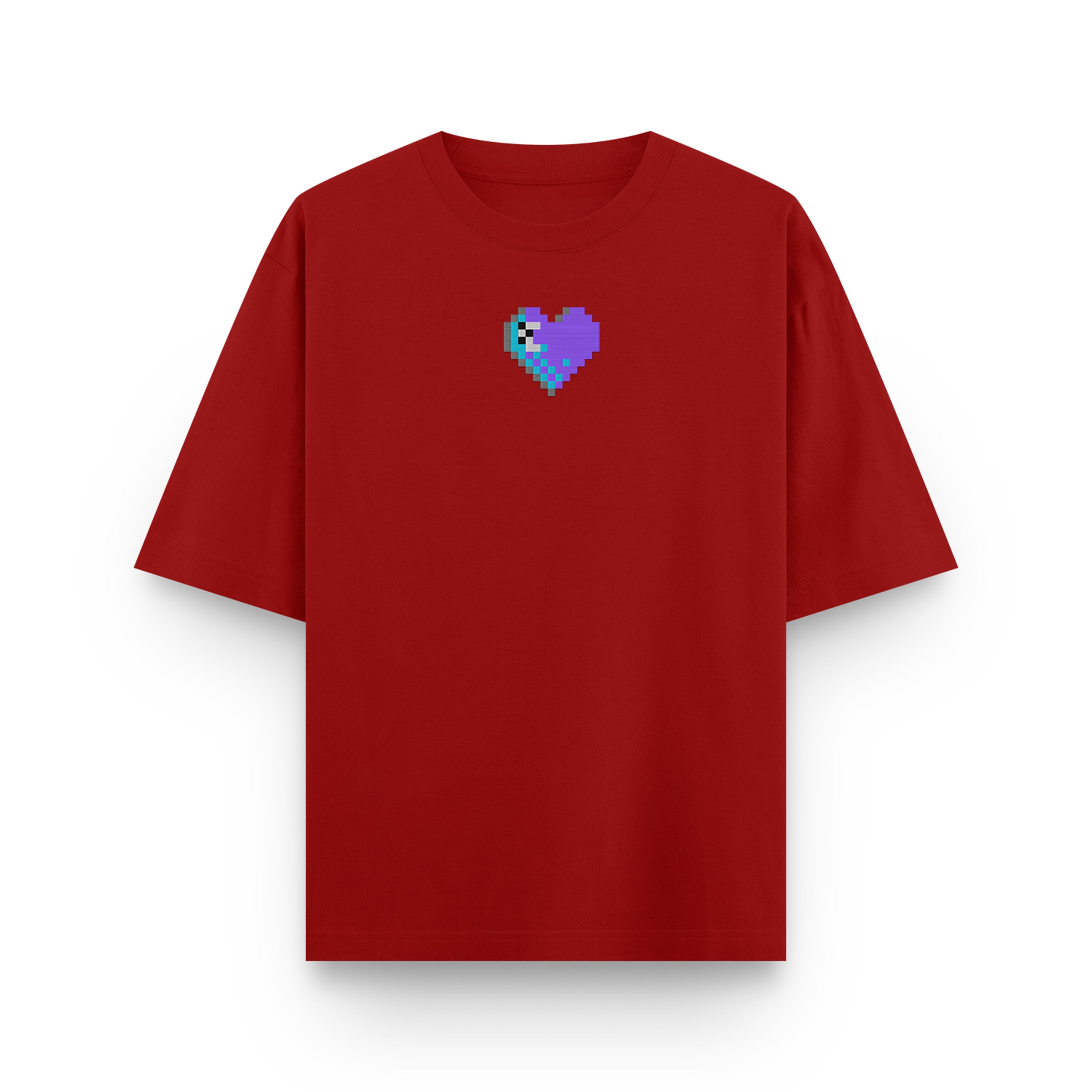 Pixel heart Oversized Tee