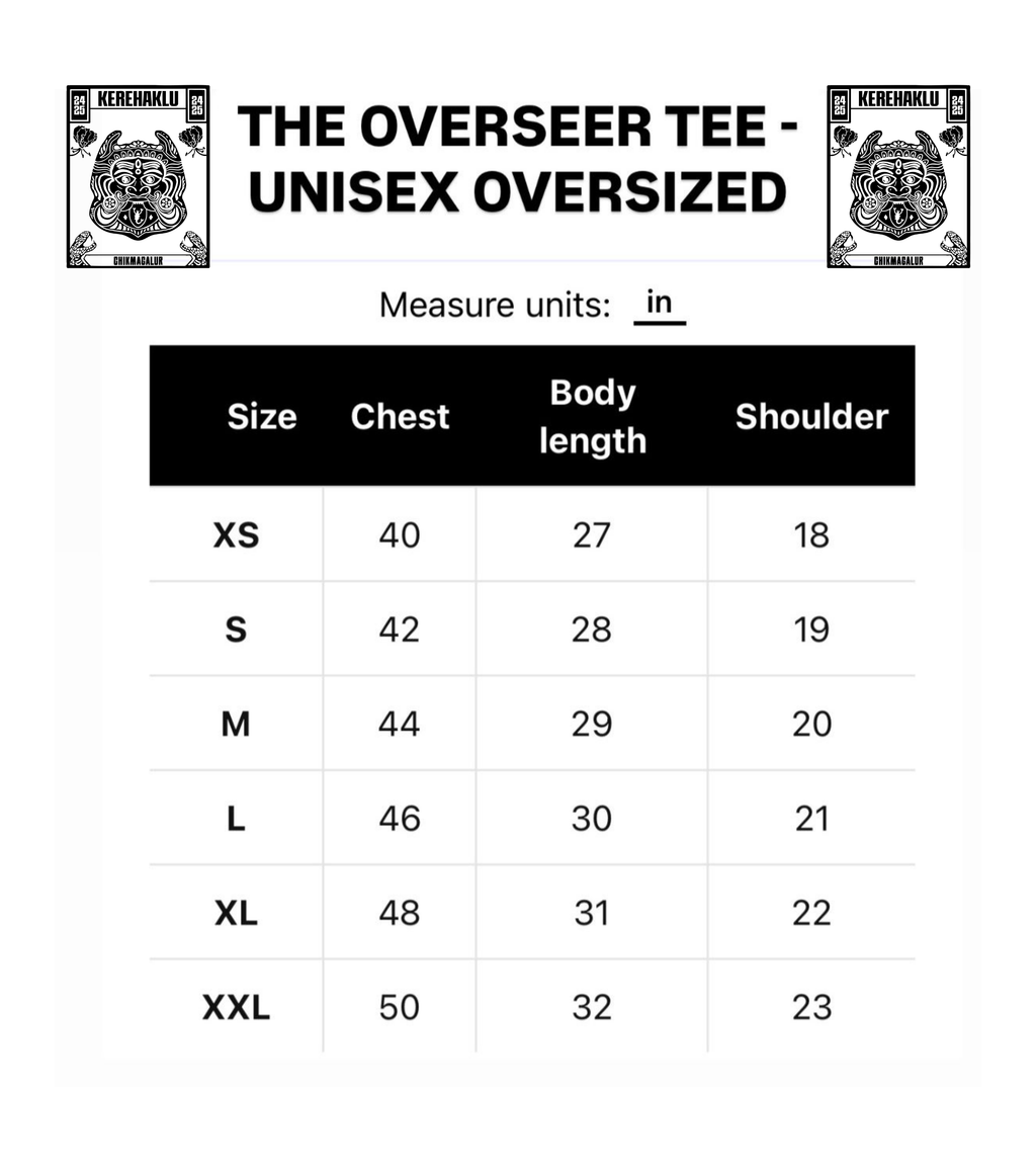 The Overseer - Kerehaklu oversized tee