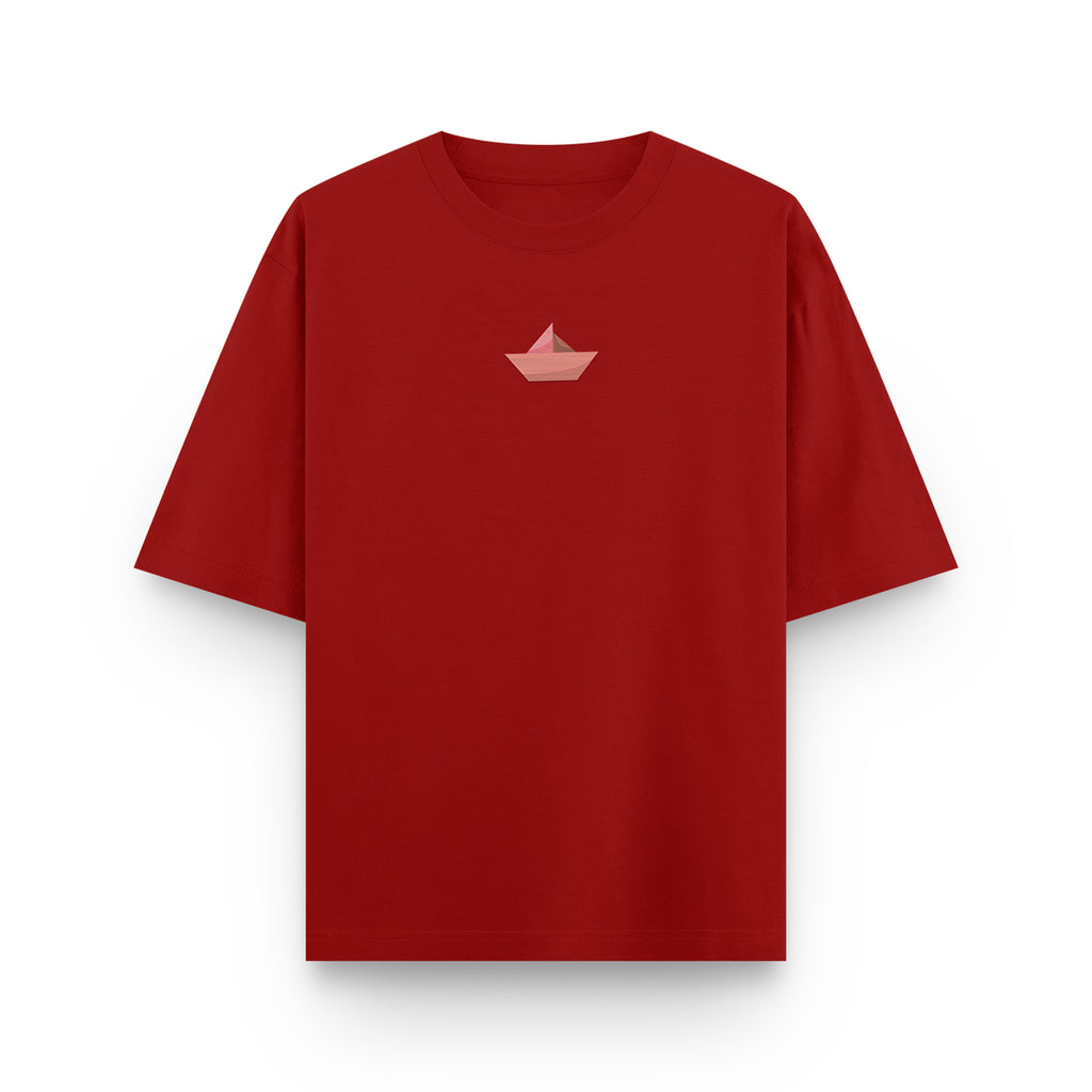 Paper boat Oversized Tee